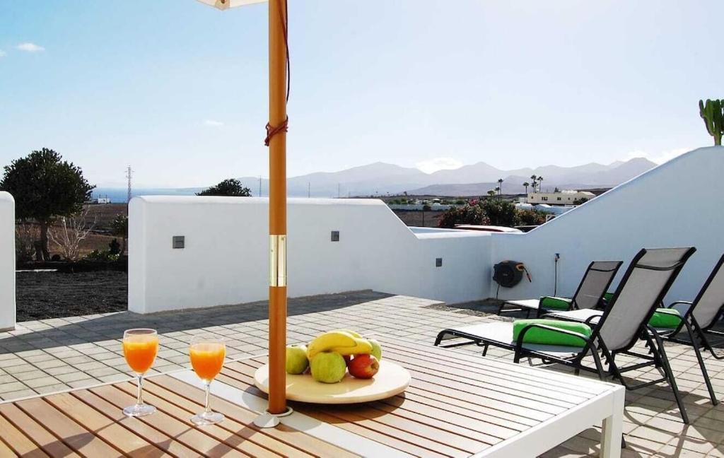 Typical Canarian House With Fabulous Sea Views Tías Exteriér fotografie